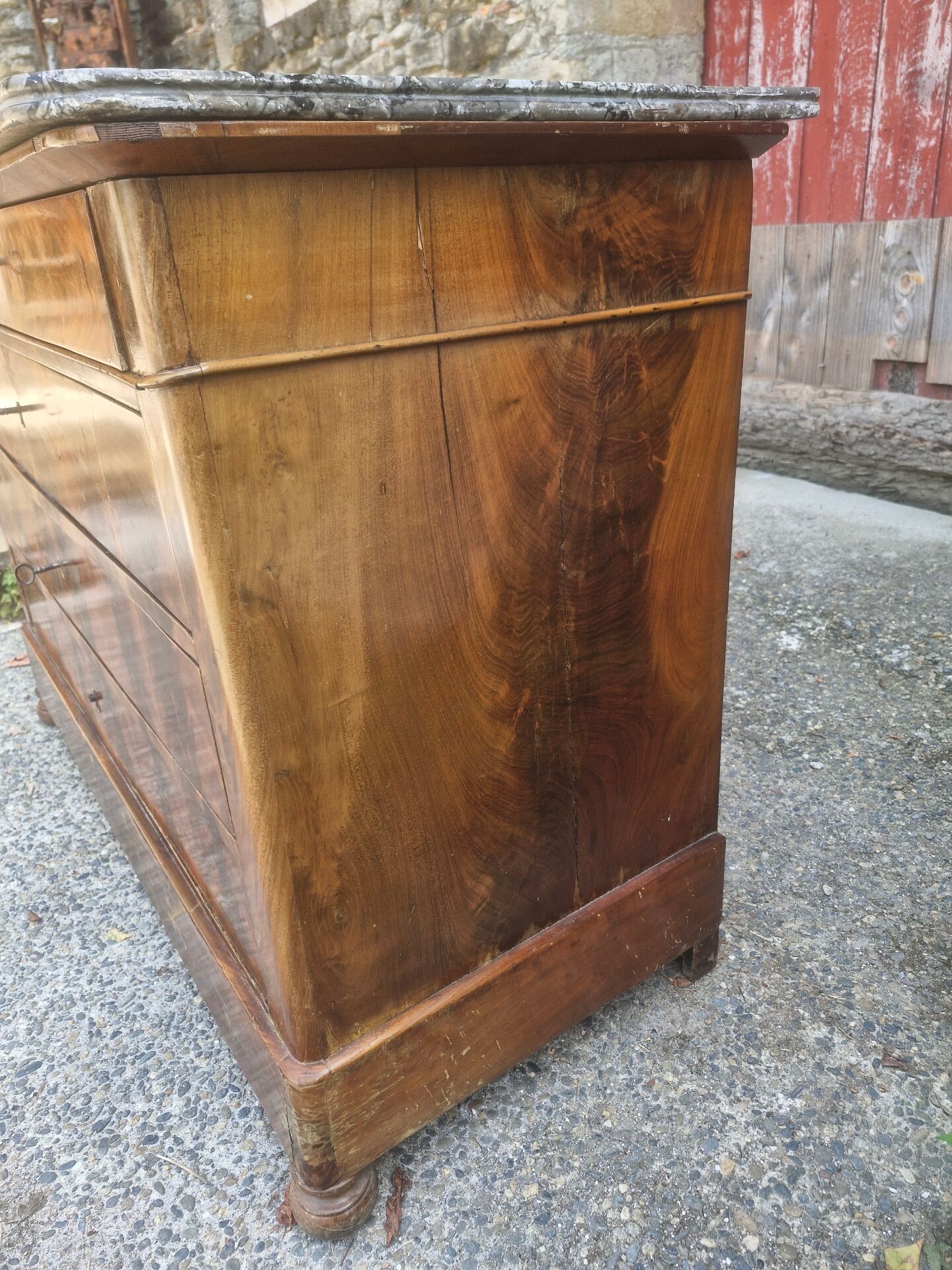 Antique Restoration / Louis-Philippe XIX century – wood veneer