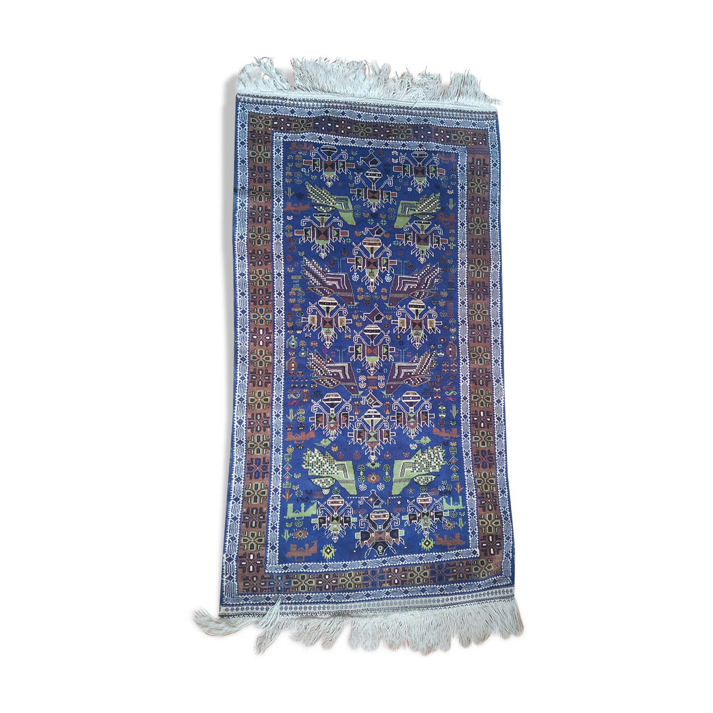 Handmade Persian rug, 100% wool, 113x219cm