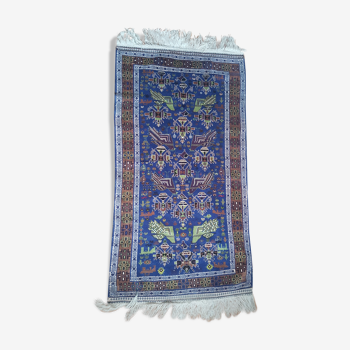 Handmade Persian rug, 100% wool, 113x219cm
