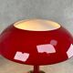 Lampe de bureau champignon Art déco rouge