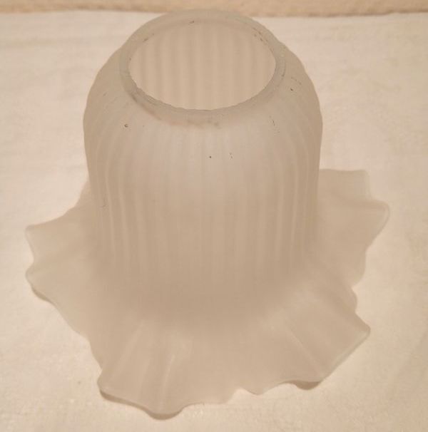 Lot 4 globes tulipe opaline