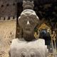 Pair of monumental patinated plaster terms from the early 20th century.