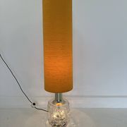 Vintage  Bubble Glass and Chrome Lamp from Doria Leuchten, Germany, 1960s