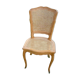 Chaise en bois et cannages vintage