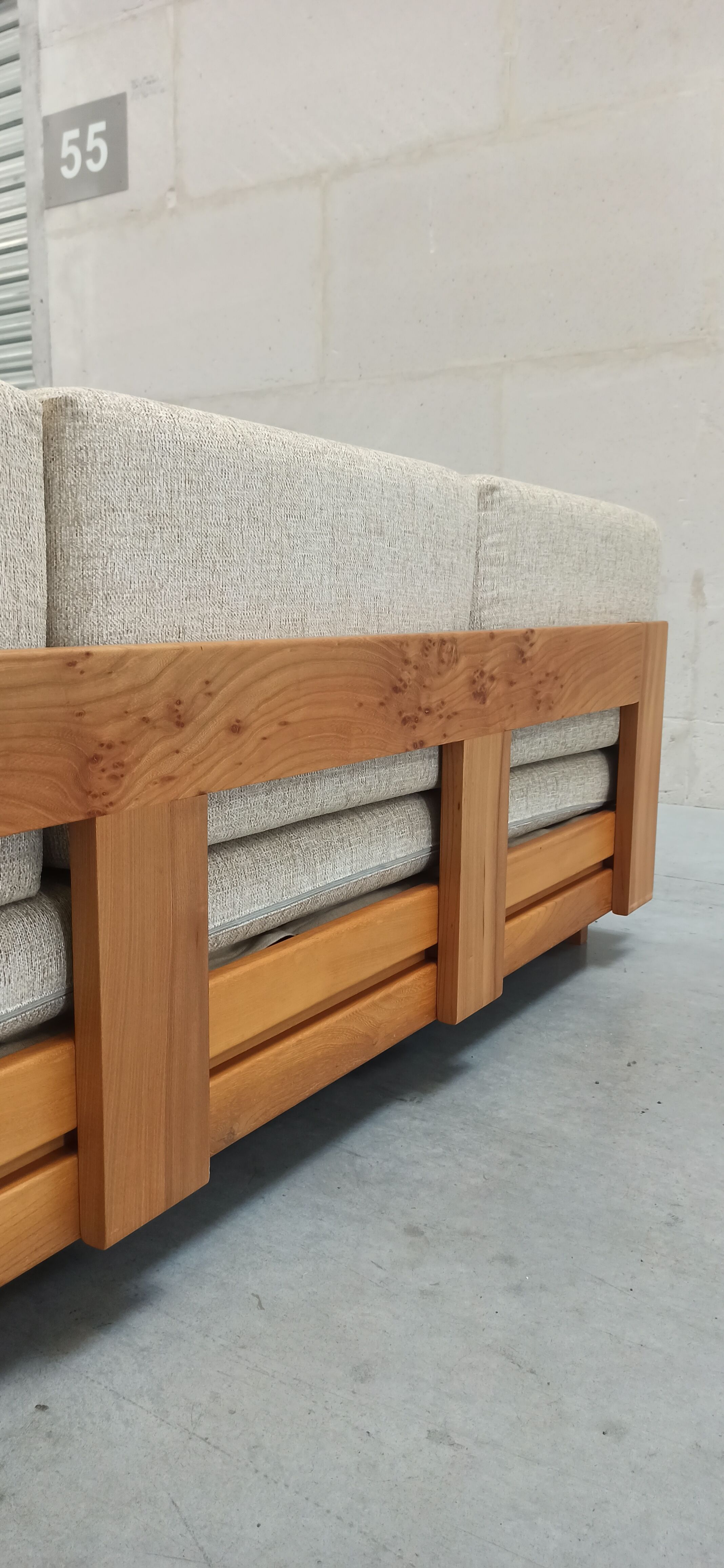 Elm sofa Maison Regain, 60's