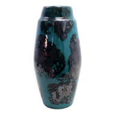 Vase vintage en céramique émaillé et glaçure