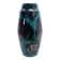 Vintage ceramic vase with enamel and glaze