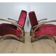 Art deco armchairs by Jindrich Halabala