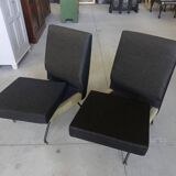 Pair of vintage armchairs from the 1950s – modernist spirit