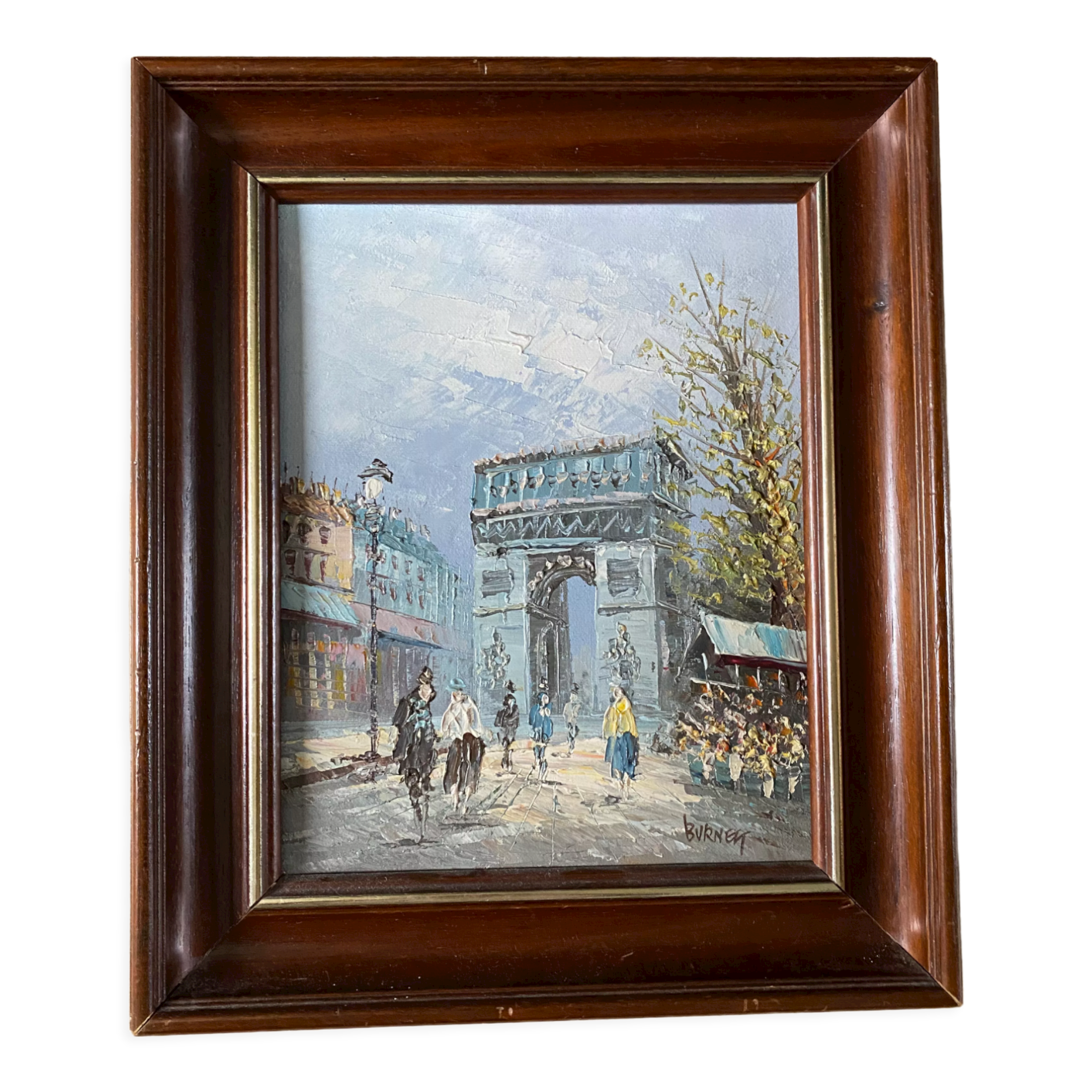 Oil on canvas signed Caroline Burnett