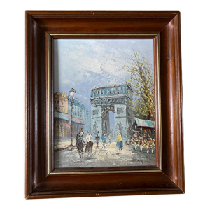Huile sur toile signée