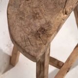 Antique Chinese stool in wood – end of the Qing dynasty (c.1900) #2