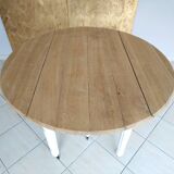 Renovated oak folding table