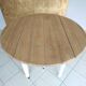 Renovated oak folding table