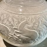 Large art deco ceramic vase by juliette mazaudois signed on the bottom
