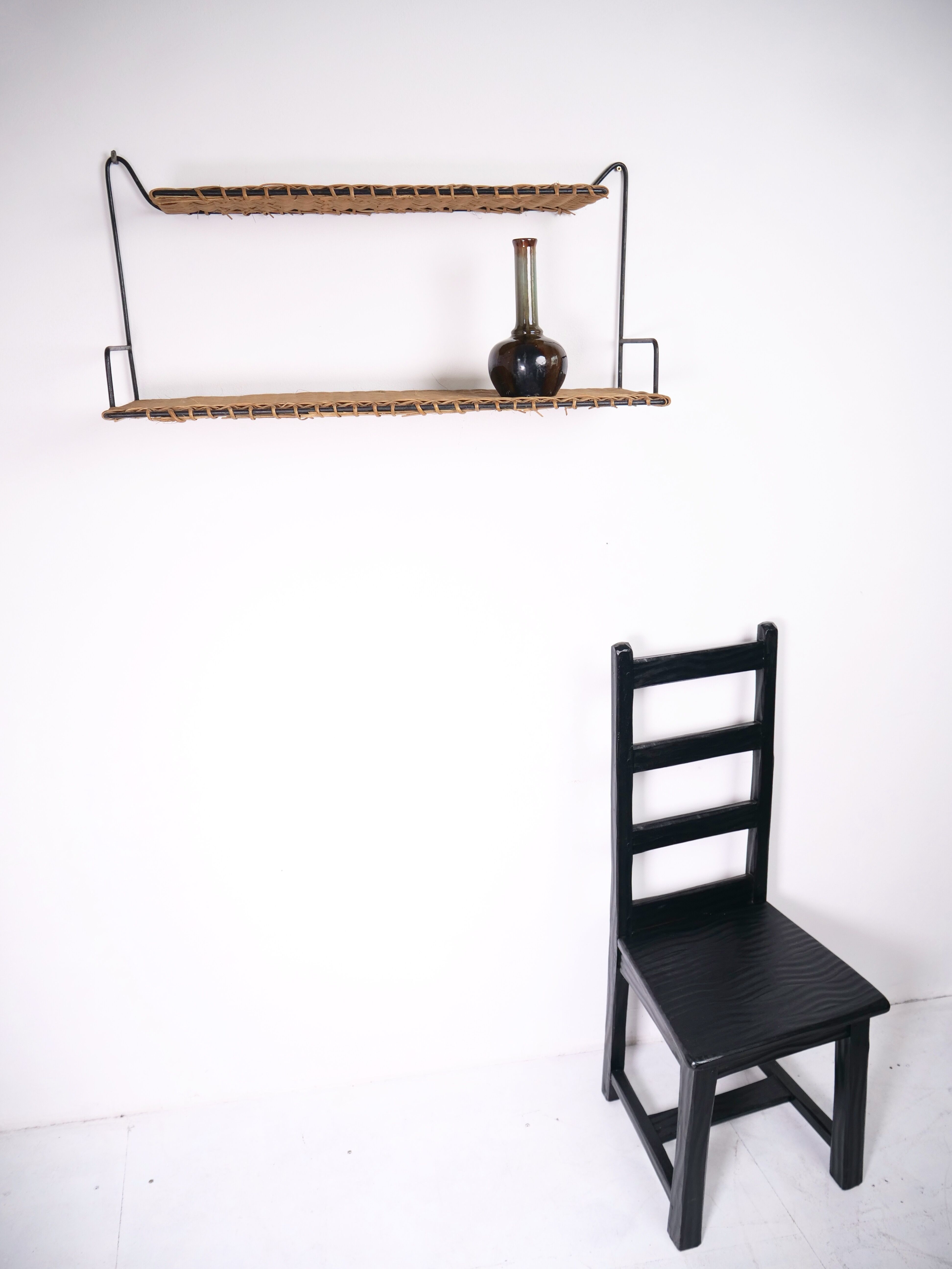 Raoul Guys rattan shelf