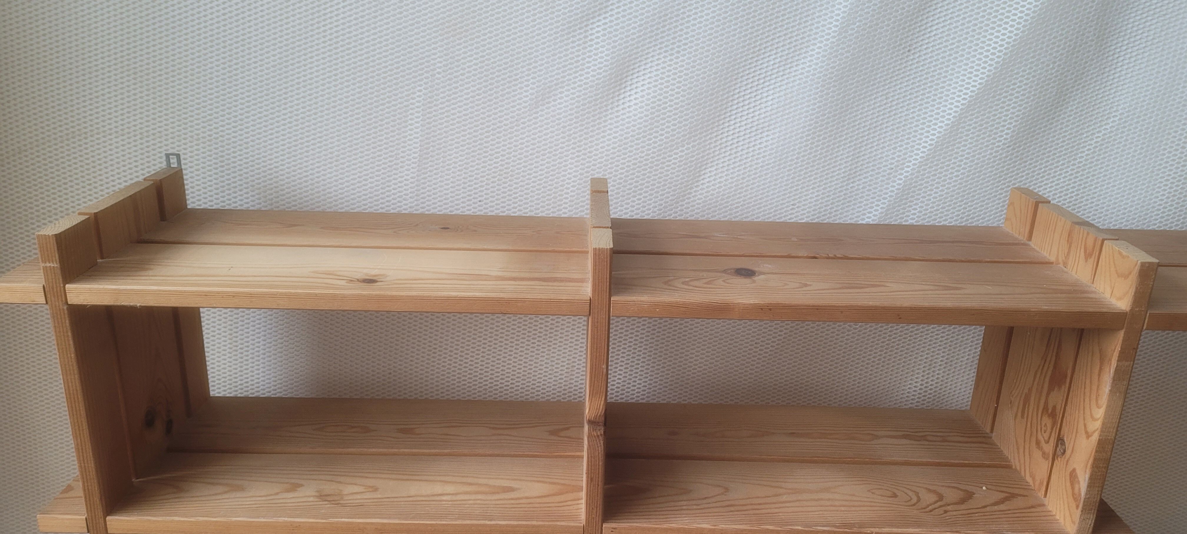 Vintage pine wall shelf