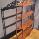 19th century molded mahogany wall shelf Louis-Philippe