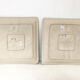 Pair of Italian Chiminazzo dishes, 1970