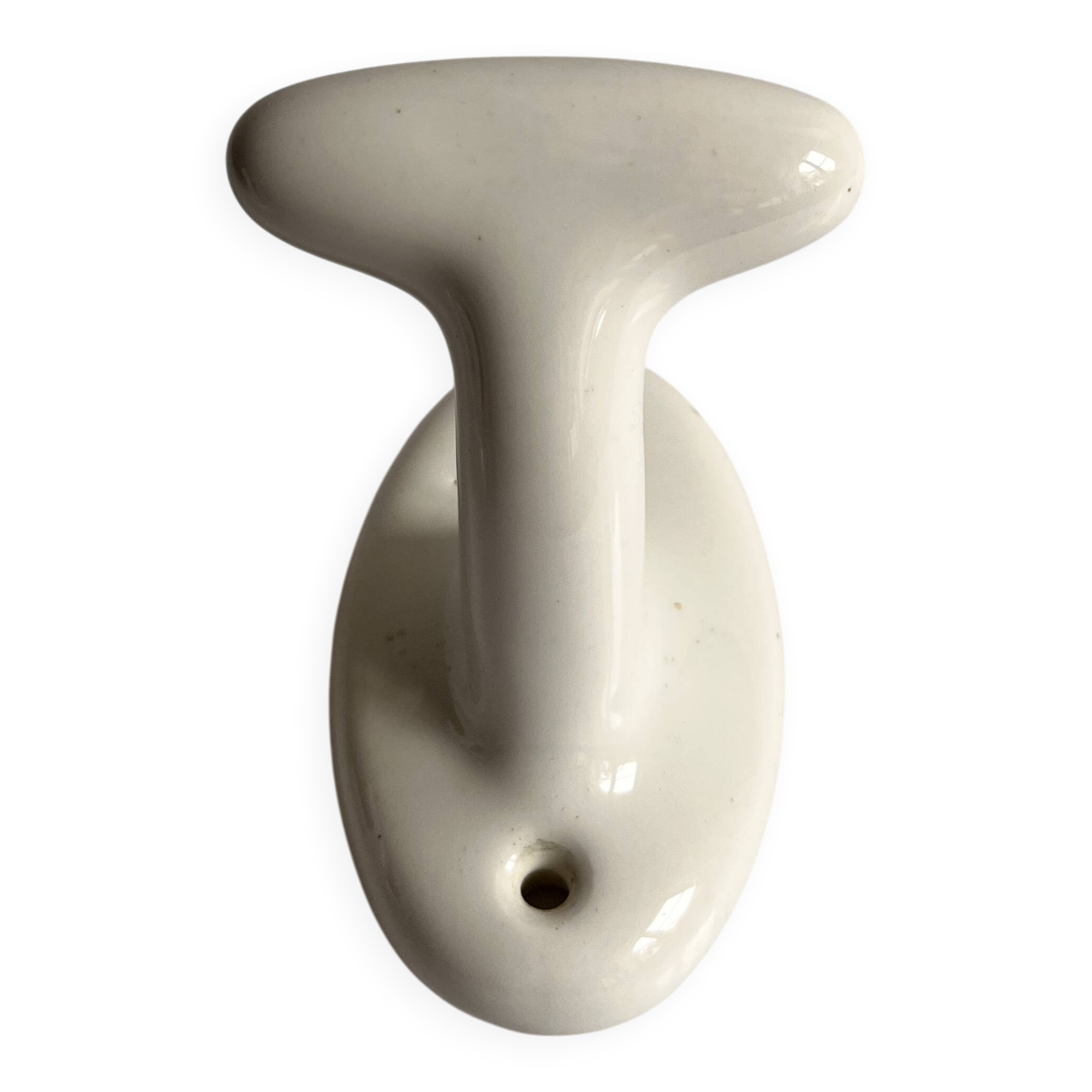 Porcelain coat hook