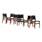 Set of 6 Dining chairs by Erik Buch Denmark 1960s