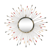 Mirror metal sun 65cm
