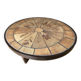 Table basse Roger Capron, années 1970
