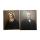Pair of old paintings portraits