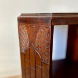 Art deco mahogany side table
