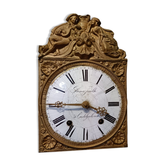 Clock comtoise pendulum mechanism