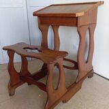 1900s oak desk with interior paint