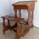 1900s oak desk with interior paint