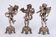 Set of three musician cherubs in cast lead - period: 20th century