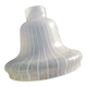 White striped glass pendant lampshade