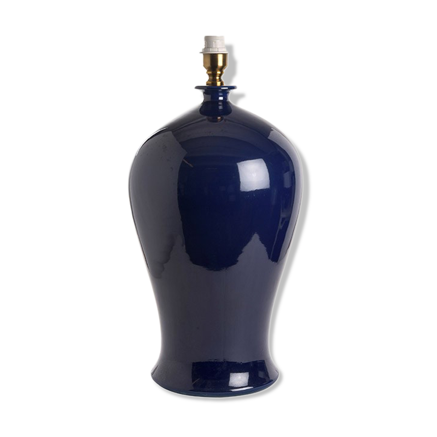Base lamp vase meiping blue