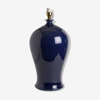 Base lamp vase meiping blue