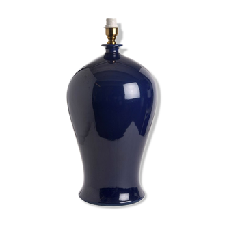 Base lamp vase meiping blue