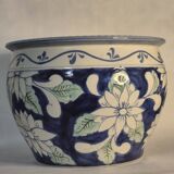 Blue flowerpot