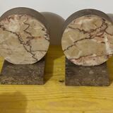 Pair of Marble Bookends from the Art Deco period