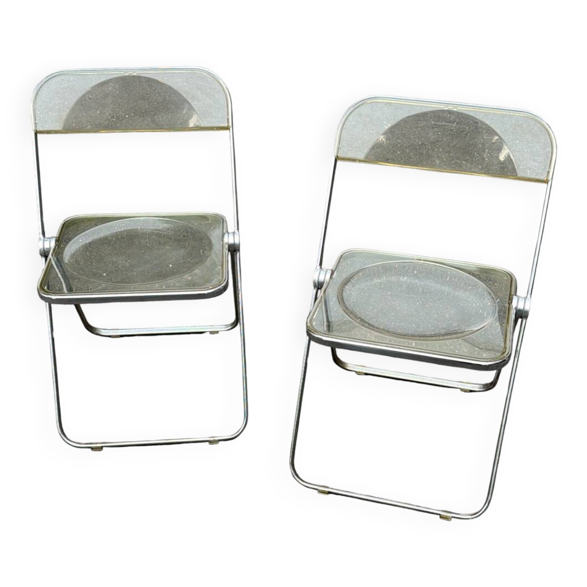 Lot de deux chaises plia