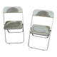 Lot de deux chaises plia