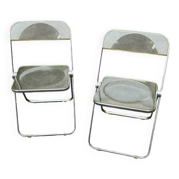 Lot de deux chaises plia