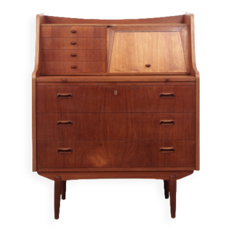 Teak secretary, Danish design, 1960s, production: Denmark