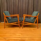 A pair of Wilhelm Knoll, Knoll Antimott armchairs, 1960s.