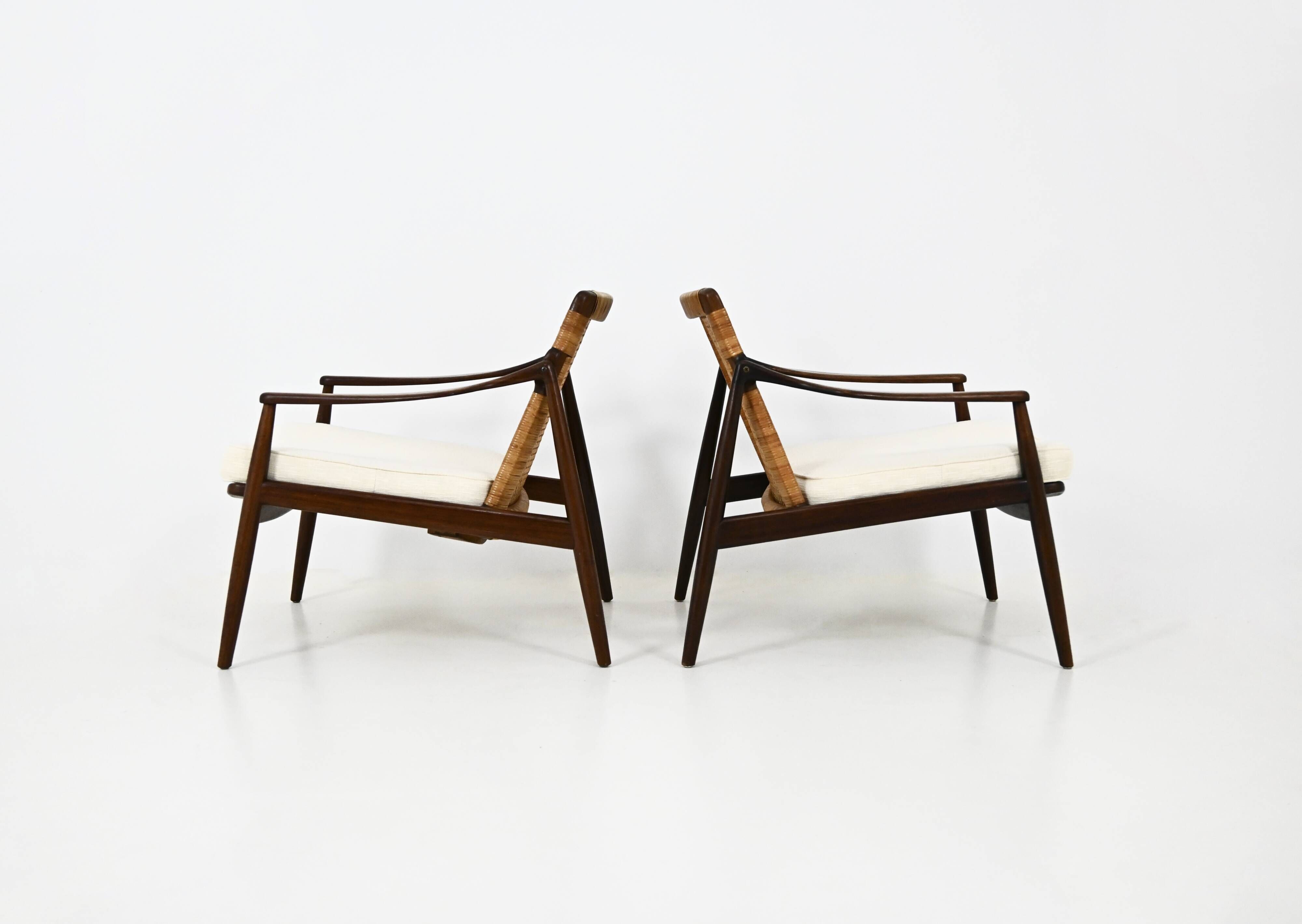 Paire de Fauteuils « Modèle 400 » de Hartmut Lohmeyer pour Wilkhahn, 1950s