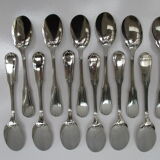 Silver metal spoons Berndorf