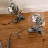Set of massive vintage spotlights