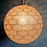Space Age glass pendant light, 1970s