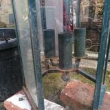 Large iron lantern with its crook