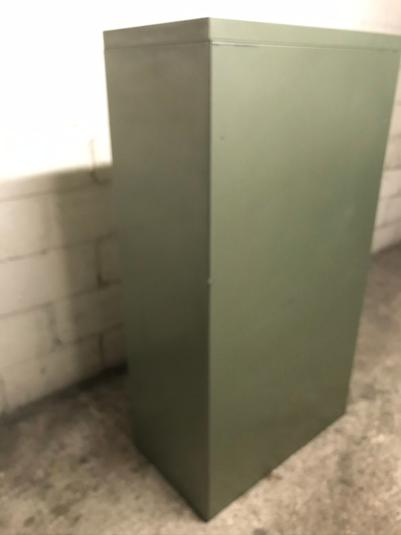 Vintage metal industrial furniture with YAC 1950 drawers